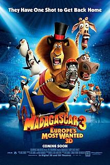 Madagaskar 3 Avrupa'nın En Çok Arananları izle